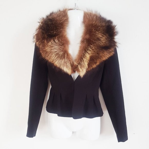 Brown Raccoon Fur Scarf, Vintage Raccoon Fur Collar - Picture 10 of 13